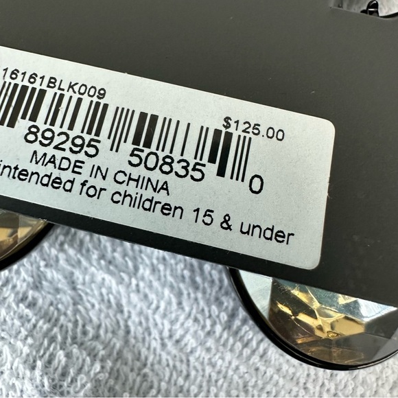 COACH Women's Signature Stone Hoop Earrings - Picture 7 of 8